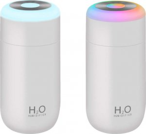 Nawilżacz powietrza 4kom.pl Nawilżacz powietrza dyfuzor zapachu LED Aromaterapia USB Biały 3