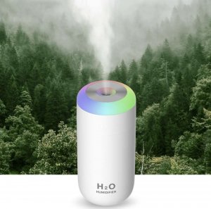 Nawilżacz powietrza 4kom.pl Nawilżacz powietrza dyfuzor zapachu LED Aromaterapia USB Biały 10