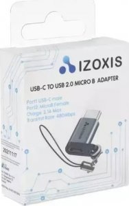Adapter USB USB-C - MicroUSB Srebrny  (5904463314108) 6