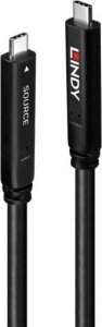 Kabel USB Lindy USB-C - USB-C 10 m Czarny (43333) 1