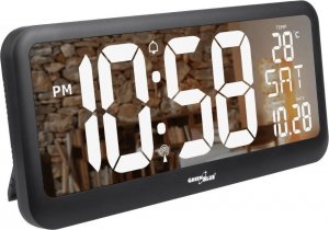 GreenBlue Zegar ścienny LCD Czarny (GB214) 1