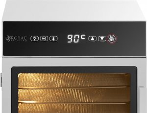 Suszarka Royal Catering Suszarka spożywcza do grzybów owoców warzyw ziół 6 rusztów 30-90 C 500 W Suszarka spożywcza do grzybów owoców warzyw ziół 6 rusztów 30-90 C 500 W 3
