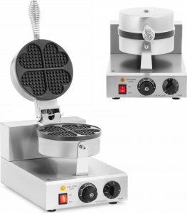 Gofrownica Royal Catering Gofrownica urządzenie do gofrów kształt serca śr. 180 mm 1000 W Gofrownica urządzenie do gofrów kształt serca śr. 180 mm 1000 W 1