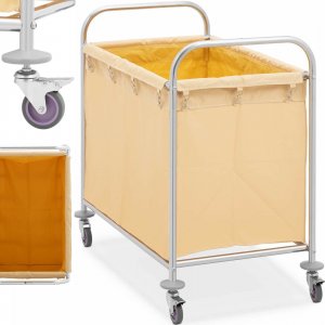 Kosz na pranie Royal Catering Wózek kosz hotelowy serwisowy na pranie pościel 250 l Wózek kosz hotelowy serwisowy na pranie pościel 250 l 1