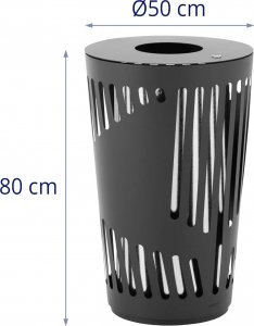 Kosz na śmieci Ulsonix czarny (10050323) 7