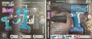 Dedra Wkrętarka i piła szablasta Zabawka Dedra 2