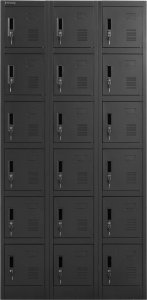 FROMM&STARCK Szafa skrytkowa depozytowa metalowa socjalna zamykana na klucz - 18 skrytek Szafa skrytkowa depozytowa metalowa socjalna zamykana na klucz - 18 skrytek 6