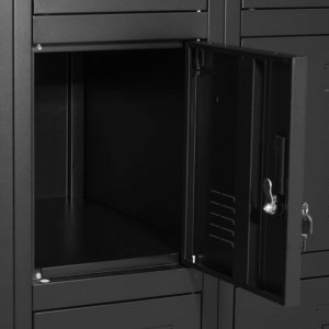 FROMM&STARCK Szafa skrytkowa depozytowa metalowa socjalna zamykana na klucz - 15 skrytek Szafa skrytkowa depozytowa metalowa socjalna zamykana na klucz - 15 skrytek 4