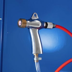 MSW Piaskarka kabinowa ciśnieniowa z oświetleniem i pedałem nożnym 990 l - zestaw Piaskarka kabinowa ciśnieniowa z oświetleniem i pedałem nożnym 990 l - zestaw 4