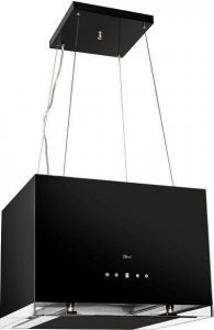 Okap Focus Okap wyspowy wiszący Focus Mediolan black 2