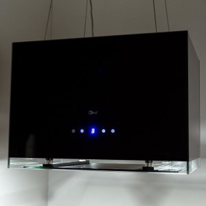 Okap Focus Okap wyspowy wiszący Focus Mediolan black 3