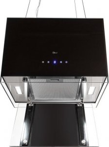 Okap Focus Okap wyspowy wiszący Focus Mediolan black 7