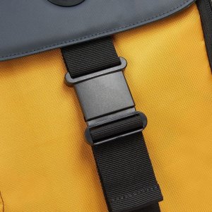 Plecak Delsey Walizka Delsey Securflap Miejski żółty plecak na laptopa 16" 2