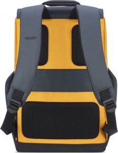 Plecak Delsey Walizka Delsey Securflap Miejski żółty plecak na laptopa 16" 7