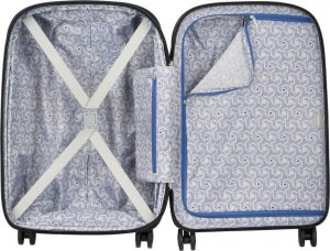 Delsey Delsey Clavel Mała twarda czarna walizka kabinowa na kółkach 55 cm 7