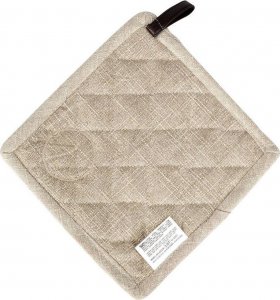 Excellent Houseware Łapka kuchenna ochronna bawełniana beżowa / podkładka pod garnek 6