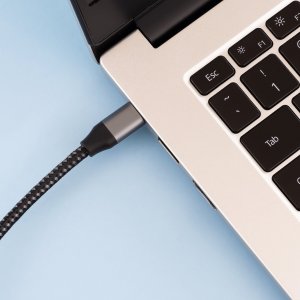 Kabel USB Reagle USB-C - HDMI 2 m Czarno-srebrny 6