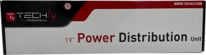 Techly Listwa zasilająca Rack 1U 8x Schuko, włącznik, kabel C14 2m 5