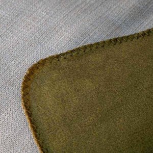 Koc polarowy 170x130 cm (zielony) 3