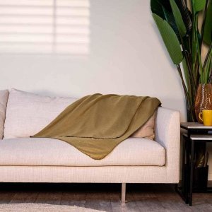 Koc polarowy 170x130 cm (zielony) 4