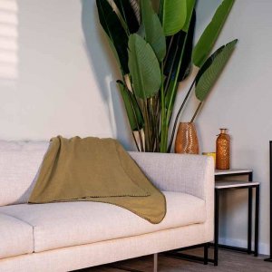 Koc polarowy 170x130 cm (zielony) 5