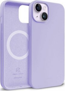 Crong Crong Color Cover Magnetic - Silikonowe etui z MagSafe do iPhone'a 14 Plus (fioletowy) 2