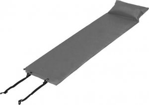 Springos Mata samopompująca 186 cm z poduszką mata turystyczna biwakowa z pokrowcem szara UNIWERSALNY 11