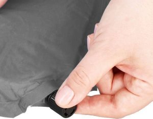 Springos Mata samopompująca 186 cm z poduszką mata turystyczna biwakowa z pokrowcem szara UNIWERSALNY 15