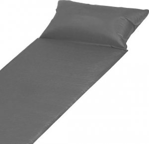 Springos Mata samopompująca 186 cm z poduszką mata turystyczna biwakowa z pokrowcem szara UNIWERSALNY 20