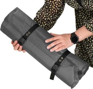 Springos Mata samopompująca 186 cm z poduszką mata turystyczna biwakowa z pokrowcem szara UNIWERSALNY 26