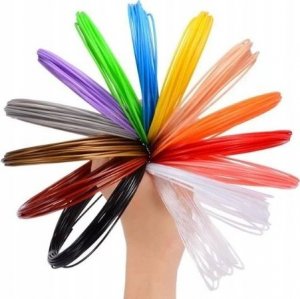 Gordon WKŁADY DO DŁUGOPISU 3D PLA FILAMENT 20 KOLORÓW MIX 3