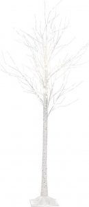Dekoracja świąteczna Beliani Lumarko Dekoracja ogrodowa LED choinka 190 cm biała LAPPI! 1