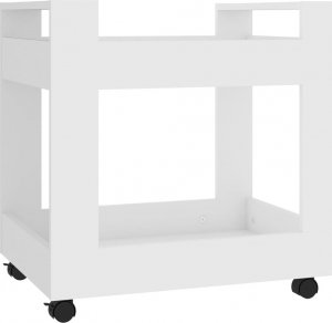 vidaXL Szafka pod biurko, biała, 60x45x60 cm, materiał drewnopochodny 2