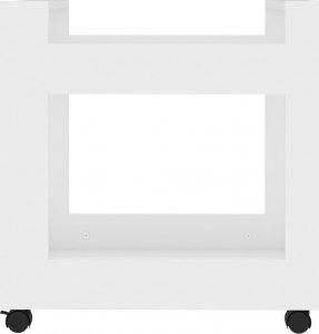 vidaXL Szafka pod biurko, biała, 60x45x60 cm, materiał drewnopochodny 5