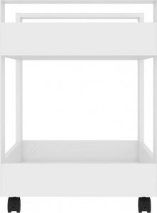 vidaXL Szafka pod biurko, biała, 60x45x60 cm, materiał drewnopochodny 6