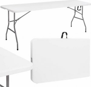 Springos Stół składany cateringowy 240 cm biały 1