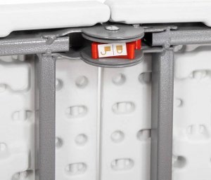 Springos Stół składany cateringowy 240 cm biały 7