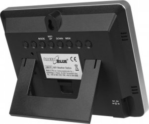 Stacja pogodowa GreenBlue Stacja pogodowa WiFi GreenBlue, zgodna z TUYA, czujnik zewnętrzny, kalendarz, prognoza pogody, barometr, GB215 3