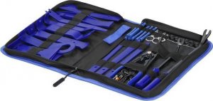 Springos Klucze narzędzia do demontażu tapicerki samochodowej ściągacze zestaw 46 szt. UNIWERSALNY 11