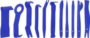 Springos Klucze narzędzia do demontażu tapicerki samochodowej ściągacze zestaw 46 szt. UNIWERSALNY 16