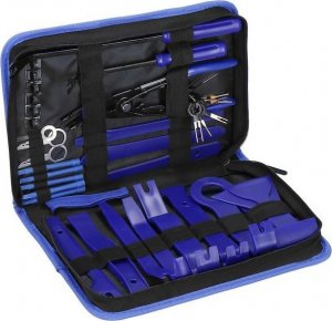 Springos Klucze narzędzia do demontażu tapicerki samochodowej ściągacze zestaw 46 szt. UNIWERSALNY 18