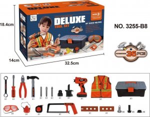 LeanToys Profesjonalny Zestaw Majsterkowicza w Walizce + Wiertarka 2