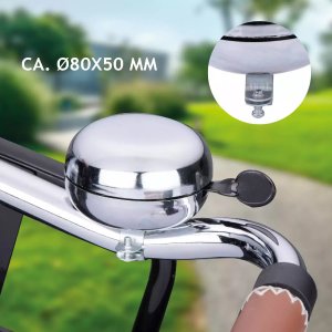 Dunlop Dzwonek rowerowy retro Silver DUNLOP! 3