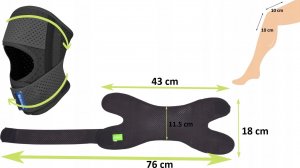 Fit4Med Stabilizator Orteza Kolana Stawu Kolanowego Opaska Lewa noga 3