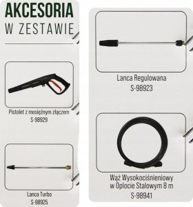 Myjka ciśnieniowa Stalco Myjka ciśnieniowa 24,5 kg - 2500 W hpc170a s-97905 11
