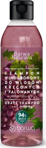 Barwa BARWA Naturalna Winogrono Szampon podkreślający skręt do włosów kręconych i falowanych 300ml 1
