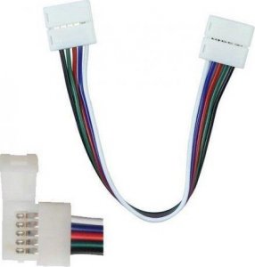 V-TAC Konektor Złączka Taśm LED V-TAC Taśma-Przewód-Taśma do Taśm LED 5050 10mm RGBW V-TAC 1
