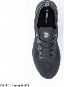Ardon AMBLE WHITE G33 - męskie półbuty sportowe, cholewka dzianina, lekkie, wygodne, podeszwa EVA/guma - Czarny G3373 45 4