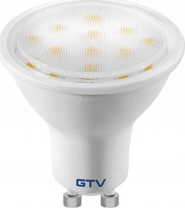 Żarówka LED GTV LD-NGU10PN-3W 3W GU10 SMD 2835 4000K AC220-240V kąt świecenia 120 stopni 220 lm 33mah 1
