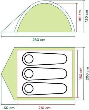 Namiot turystyczny Coleman Darwin 3 (053-L0000-2000012146-138) 7